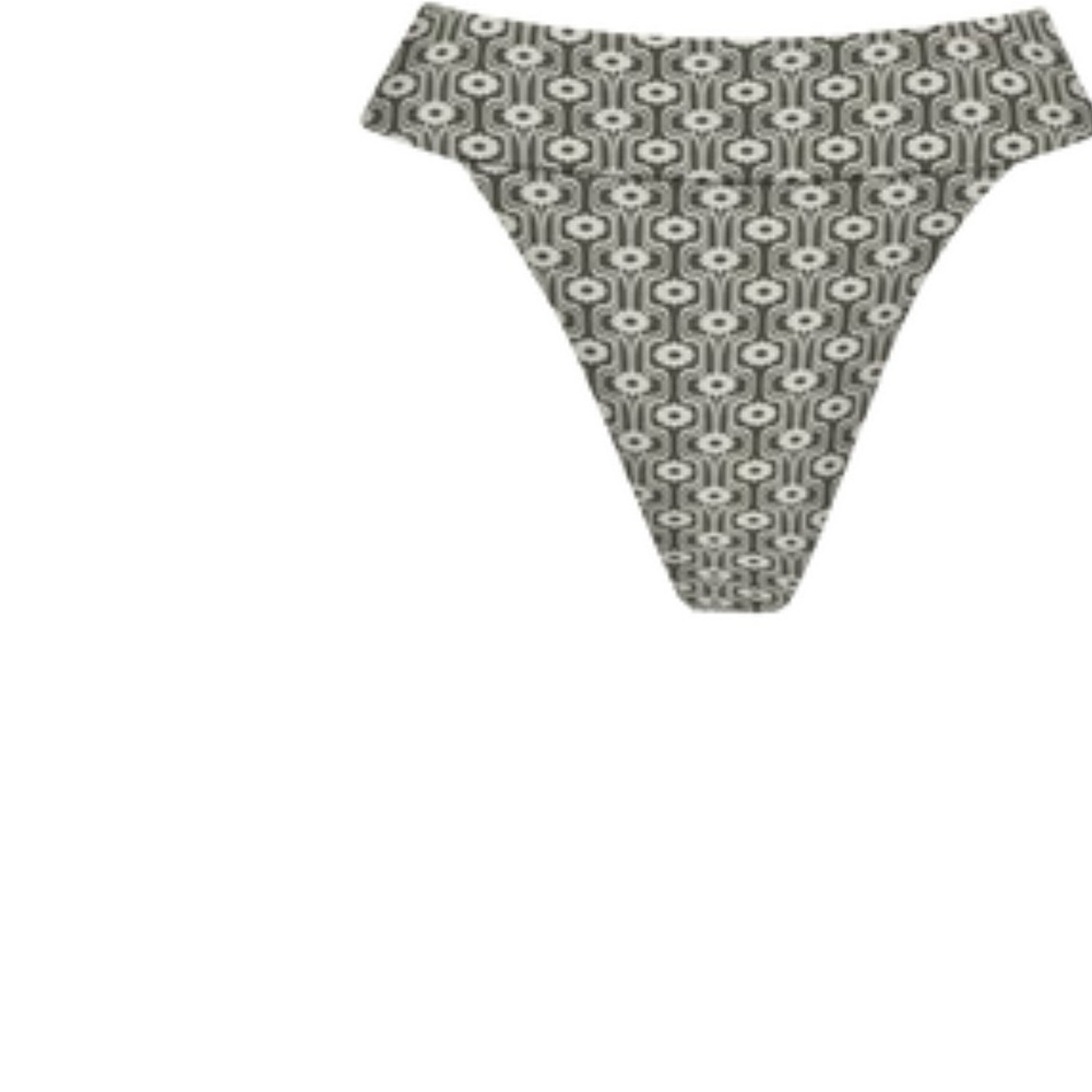Acacia Swimwear Olive Floral Bikini Bottom